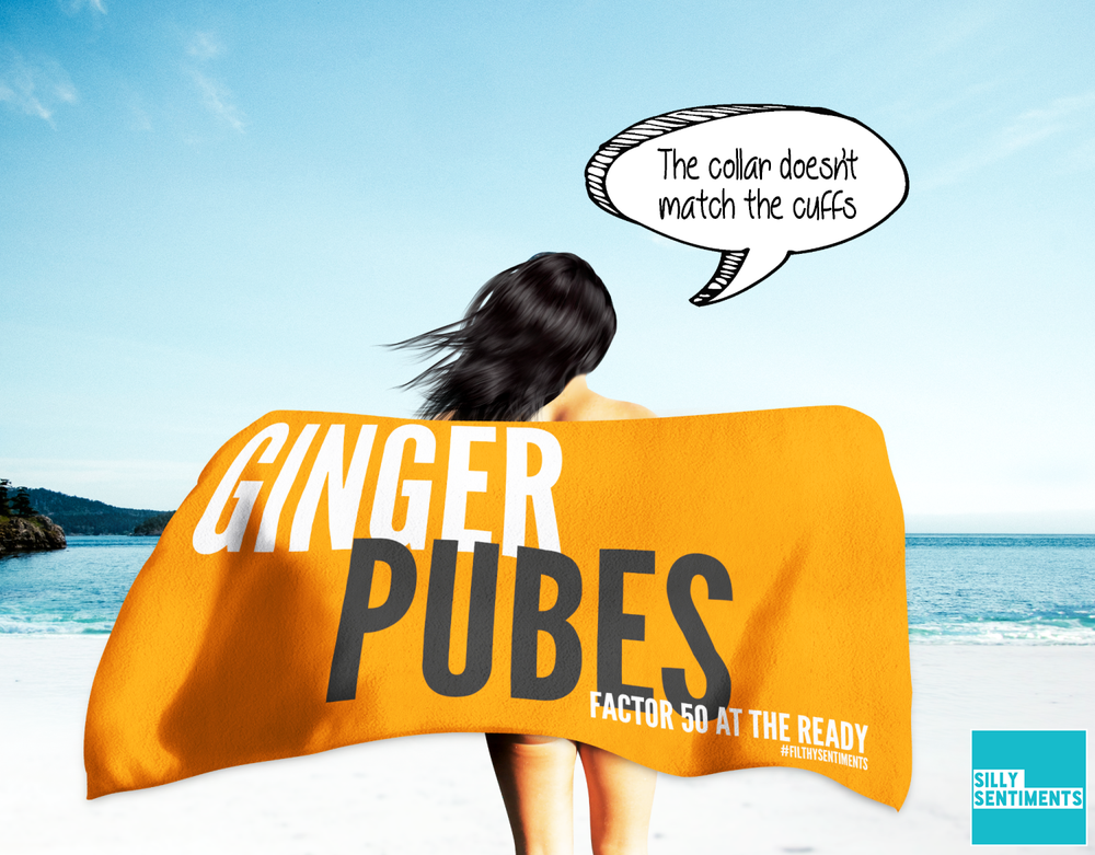 Ginger Pubes Beach Towel #1 image